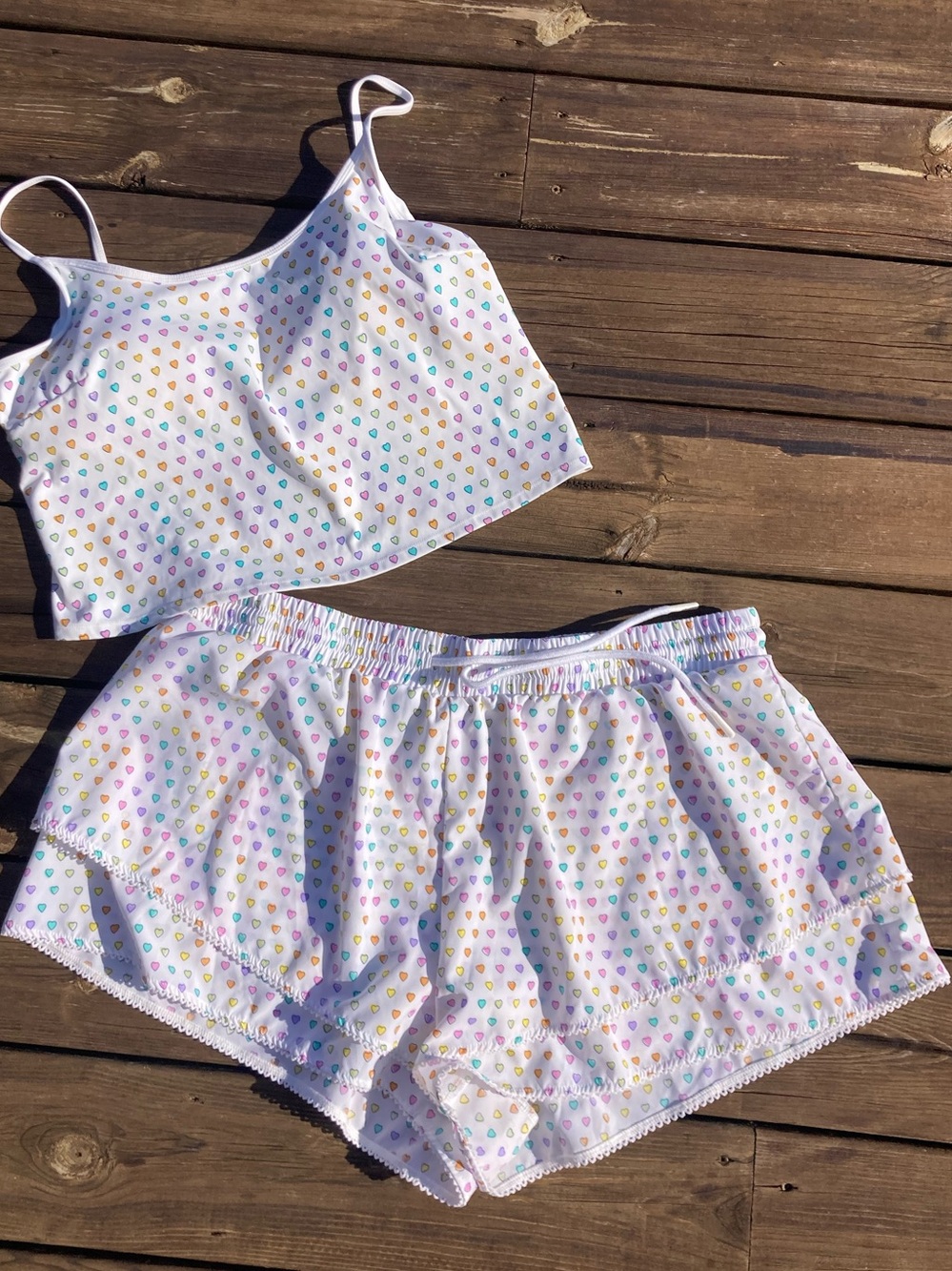 *sold out* ROLLER RABBIT X target 2 piece lounge set size XXL. Disco hearts